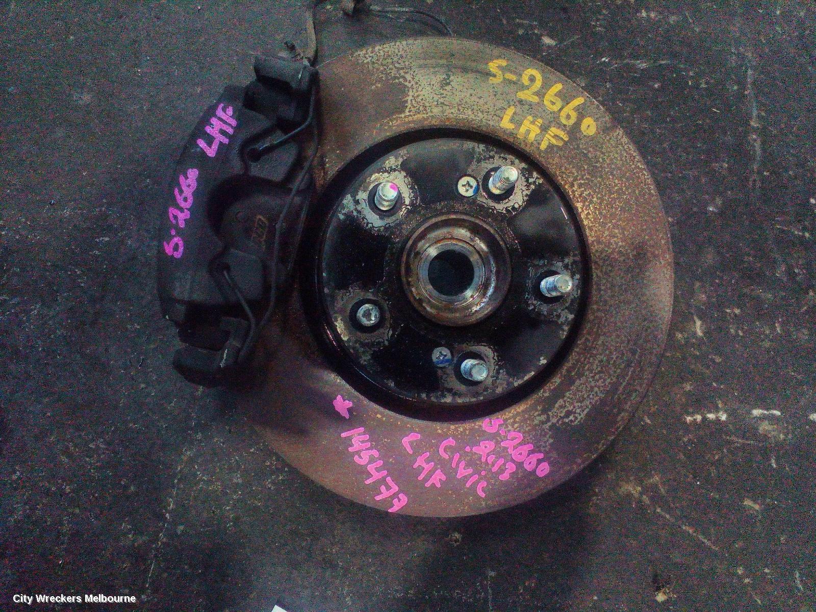 HONDA CIVIC LEFT FRONT HUB ASSEMBLY, 9TH GEN, HATCH, 1.8, AUTO T/M, 06/2012 - 04/2016 - Image 2