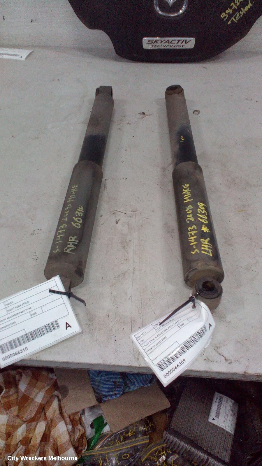 TOYOTA HIACE RIGHT REAR STRUT, ***USE SHOCK ABSORBER PART TYPE*** - Image 2