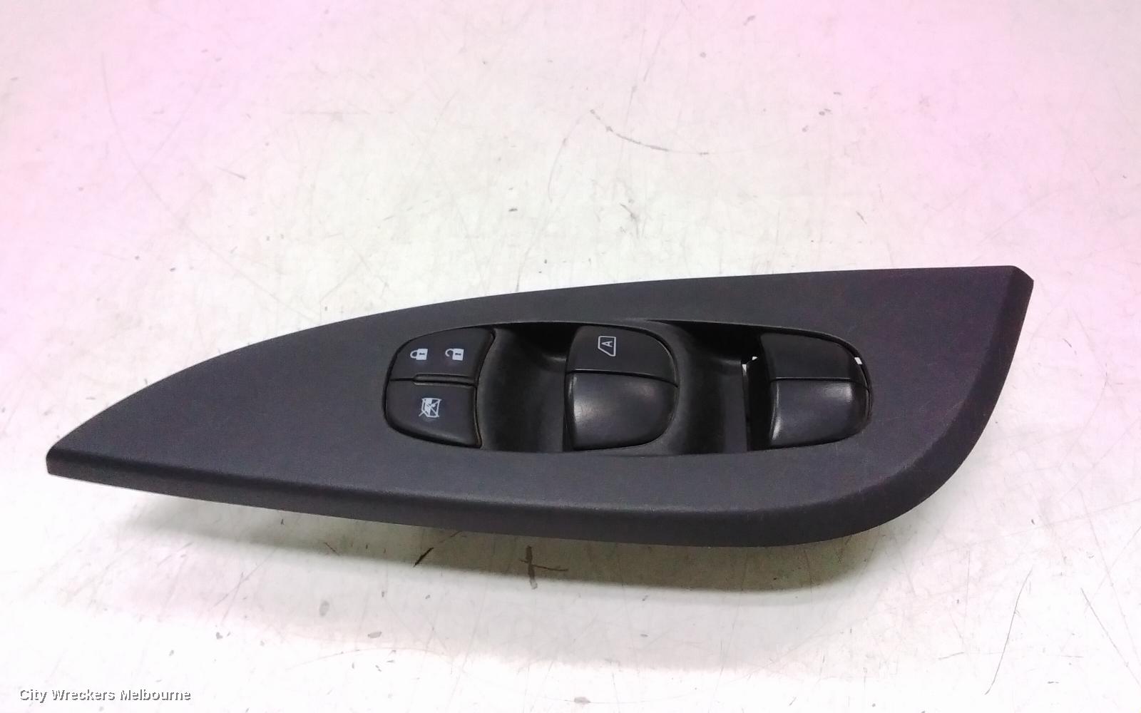 NISSAN PULSAR PWR DR WIND SWITCH, RH FRONT (MASTER SWITCH), HATCH, C12, 05/2013 - 12/2016 - Image 2