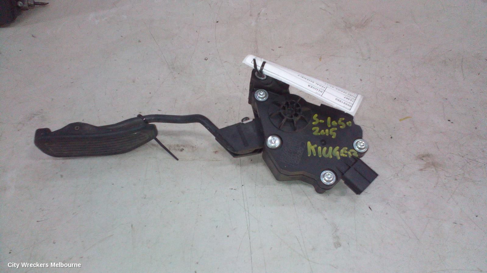 TOYOTA KLUGER PEDAL ASSEMBLY, XU50 SERIES, 03/2014 - 02/2021 - Image 2