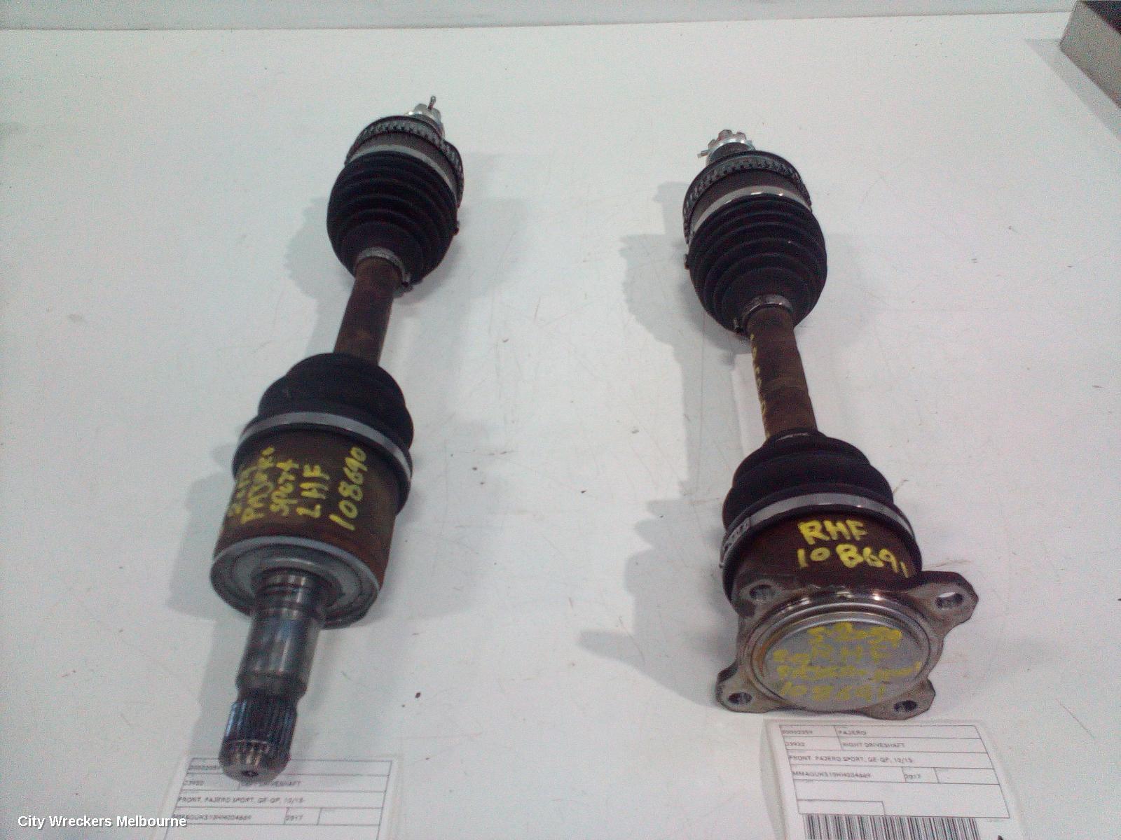 MITSUBISHI PAJERO RIGHT DRIVESHAFT, FRONT, PAJERO SPORT, QE-QF, 10/2015 ONWARDS - Image 3