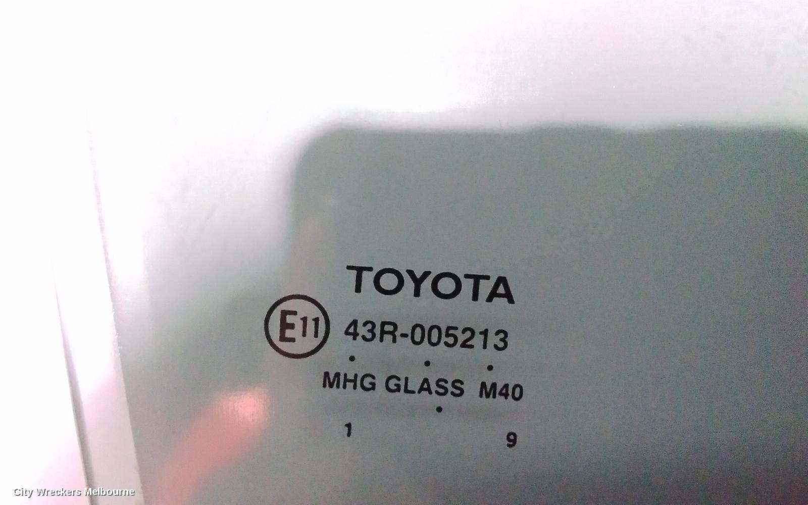 TOYOTA CAMRY RIGHT REAR DOOR WINDOW, ASV50/AVV50, 05/2015 - 10/2017 - Image 2