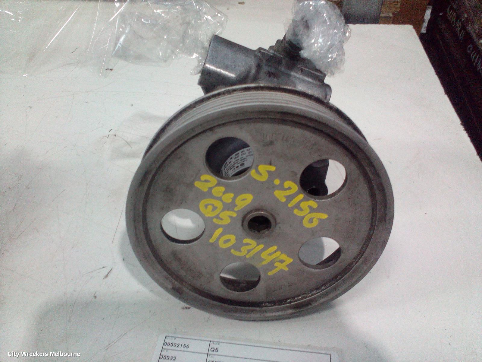 AUDI Q5 STEERING PUMP, PETROL, 2.0, 8R, 03/2009 - 03/2012 - Image 2