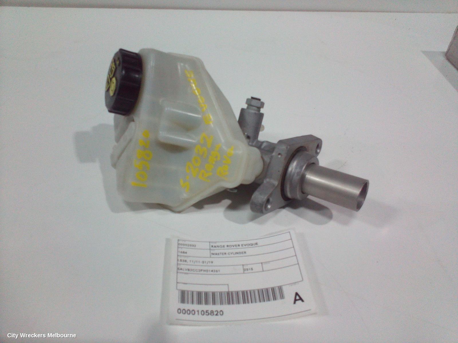 LAND ROVER RANGEROVER EVOQUE MASTER CYLINDER, L538, 11/2011 - 01/2019 - Image 1