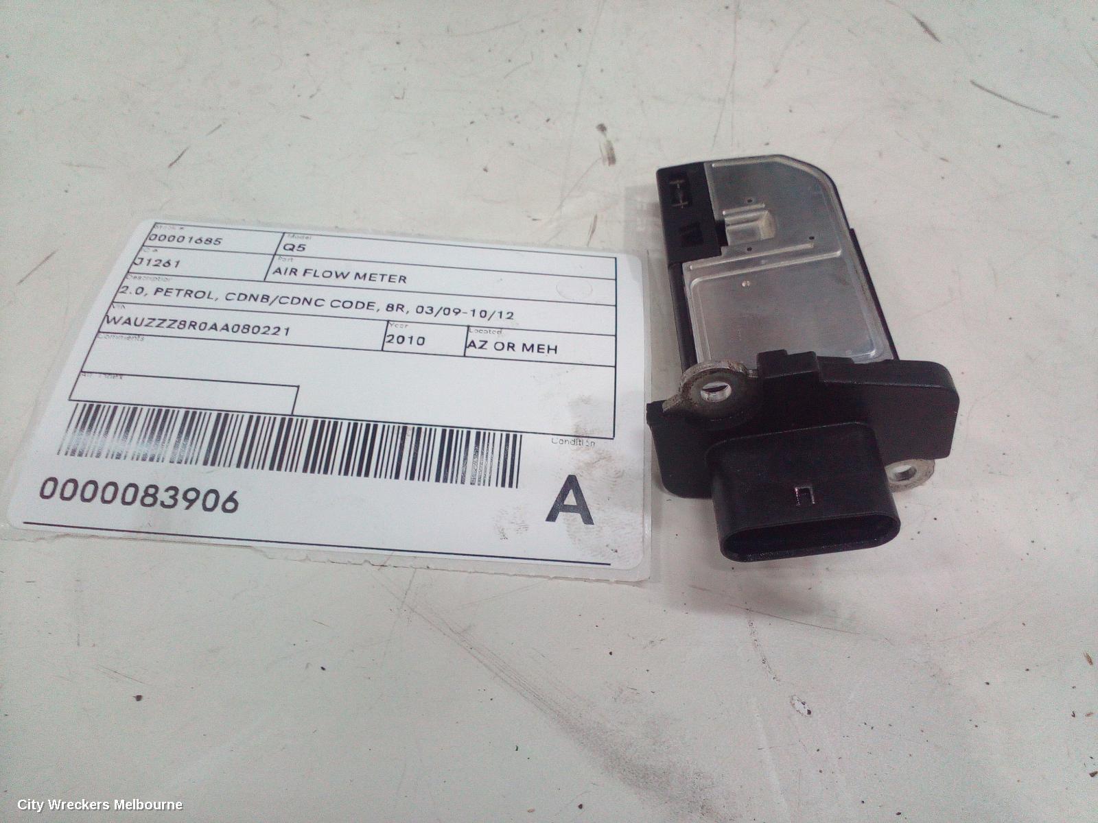 AUDI Q5 AIR FLOW METER, 2.0, PETROL, CDNB/CDNC CODE, 8R, 03/2009 - 10/2012 - Image 2