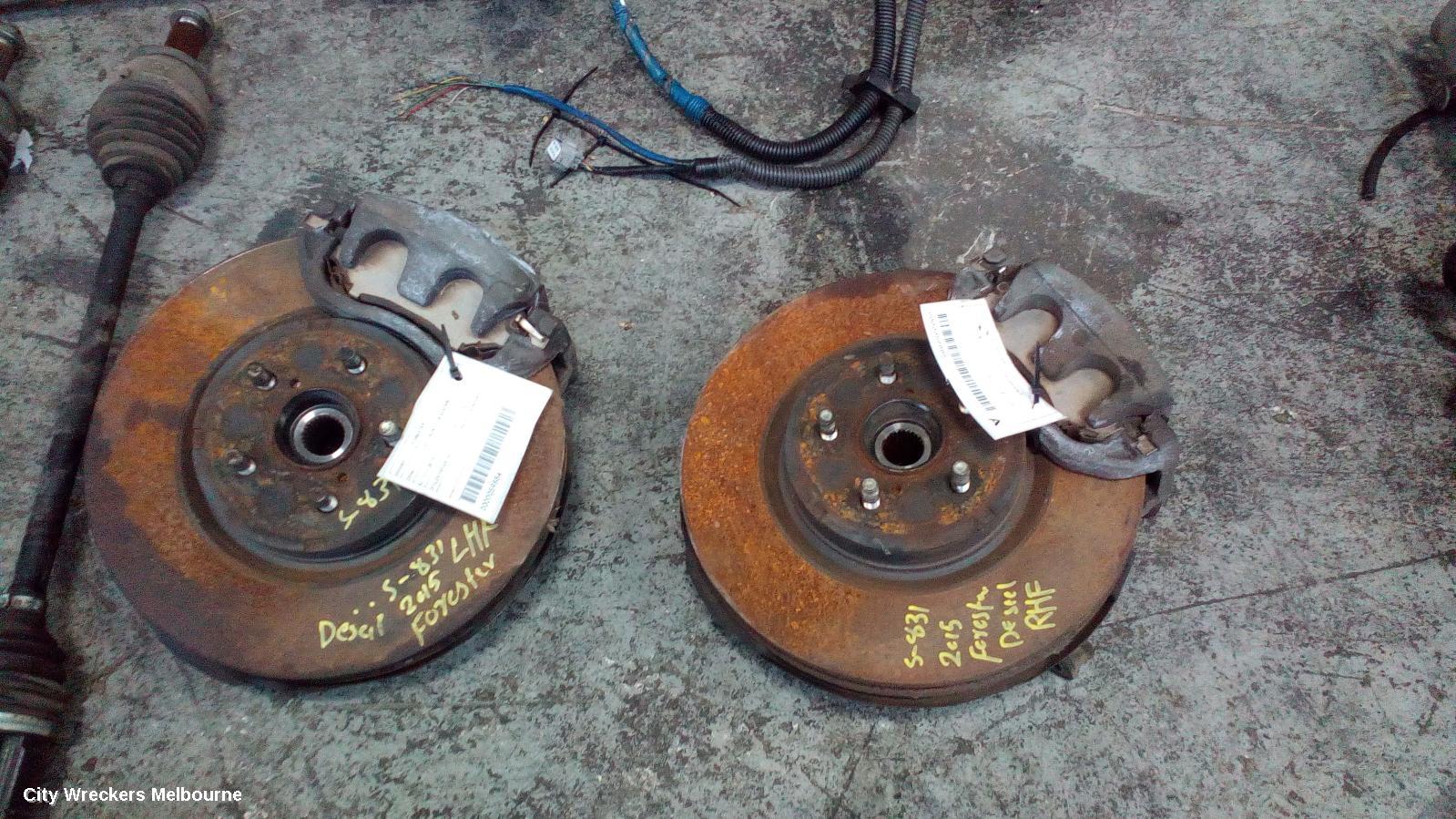 SUBARU FORESTER LEFT FRONT HUB ASSEMBLY, SJ, 12/2013 - 08/2018 - Image 2