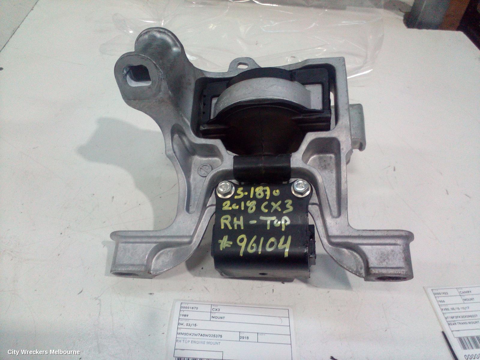 MAZDA CX3 MOUNT, DK, 03/2015 ONWARDS - Image 1