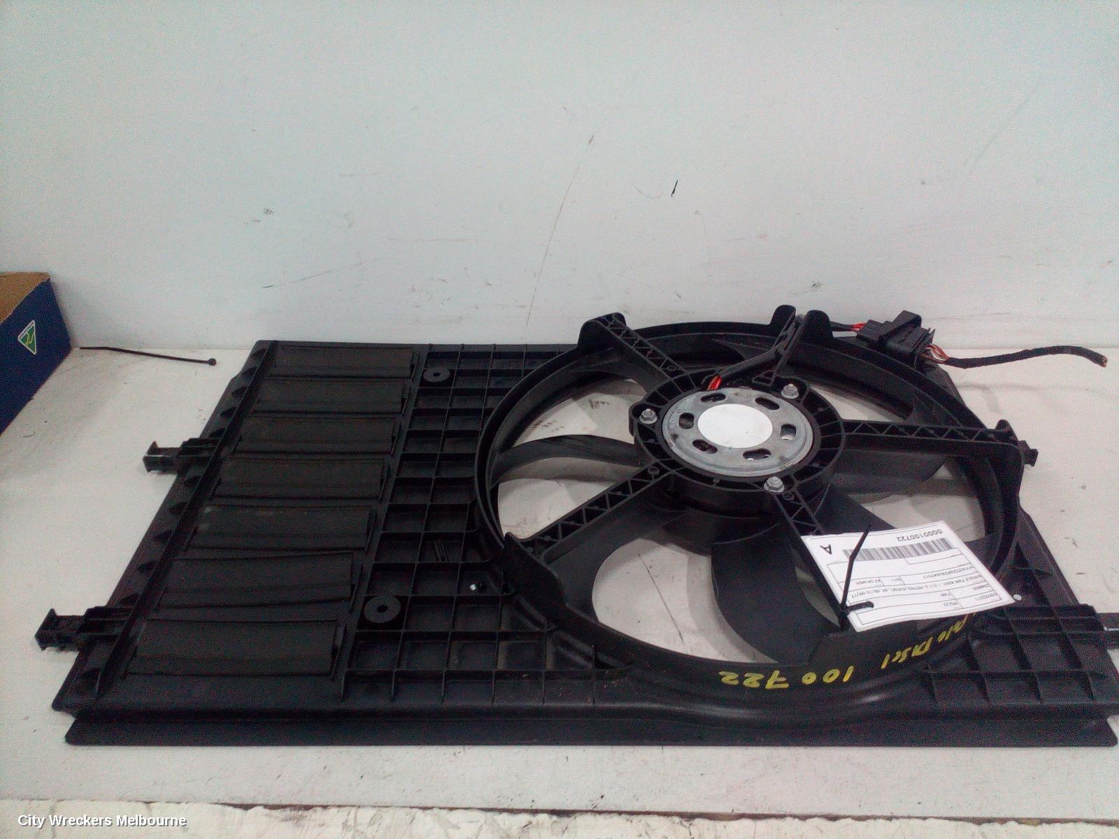 VOLKSWAGEN POLO FAN, SINGLE FAN ASSY, 1.2/1.6, PETROL/DIESEL, 6R, 05/2010 - 09/2017 - Image 3