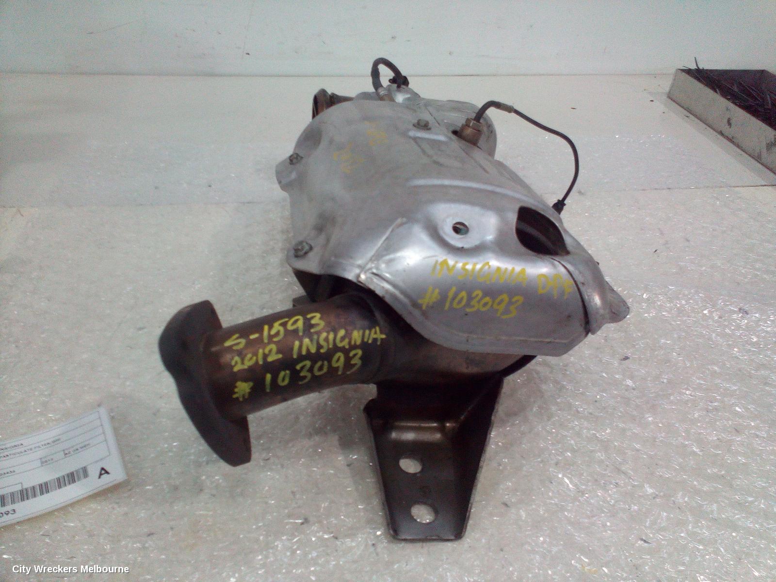 OPEL INSIGNIA PARTICULATE FILTER/DPF, 09/2012 - 12/2013 - Image 1