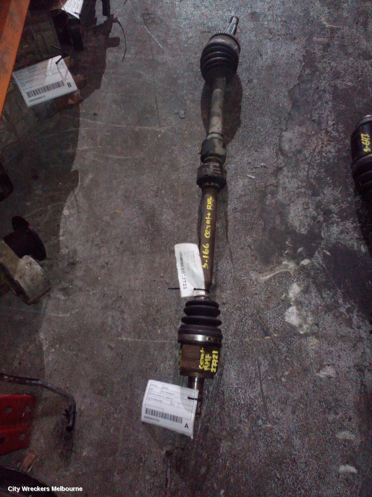 KIA CERATO RIGHT DRIVESHAFT, AUTO T/M, 4 SPEED, TD, 10/2008 - 09/2011 - Image 2