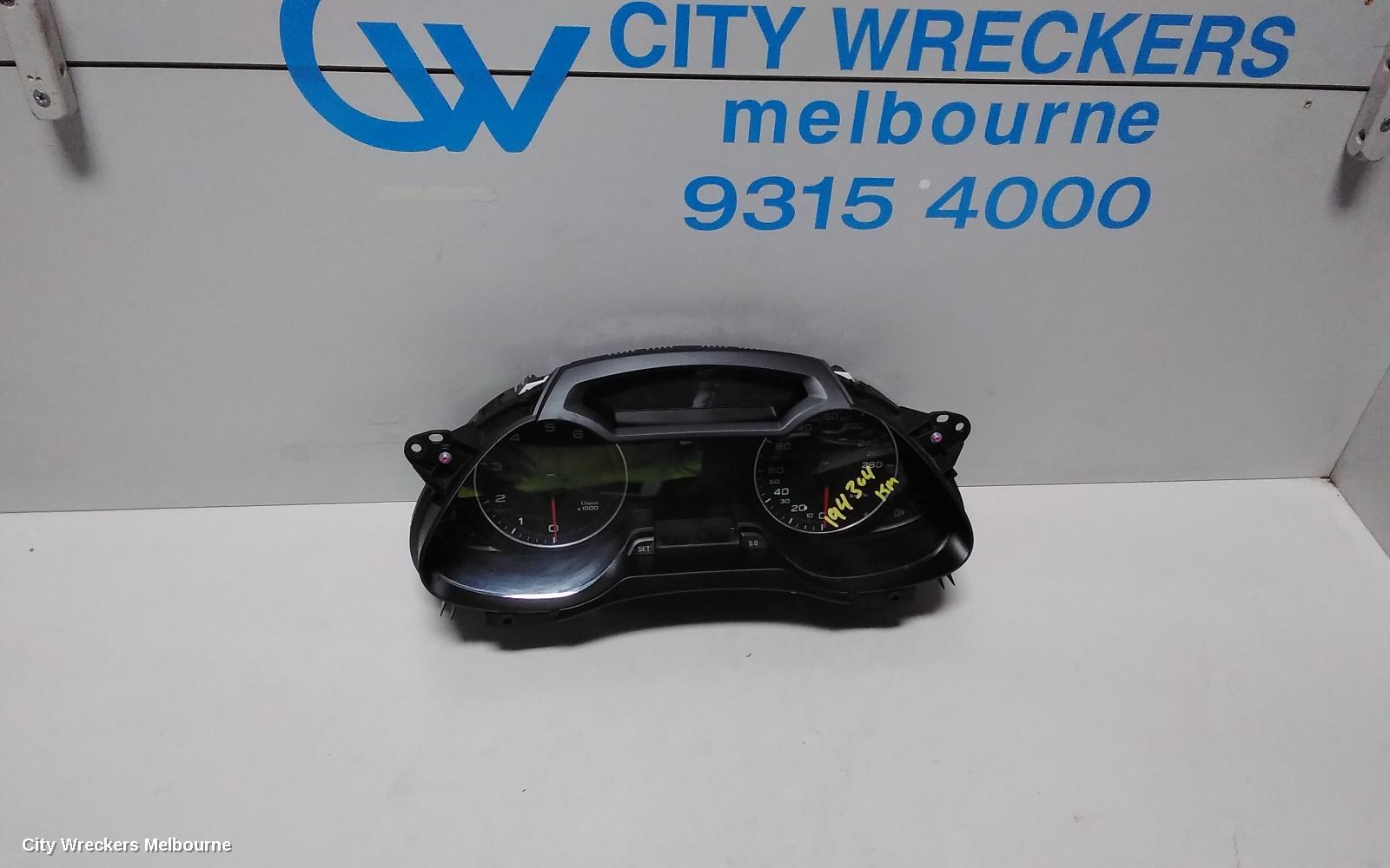 AUDI A4 INSTRUMENT CLUSTER, A4, PETROL, AUTO T/M, B8 8K, 02/2008 - 06/2012 - Image 1