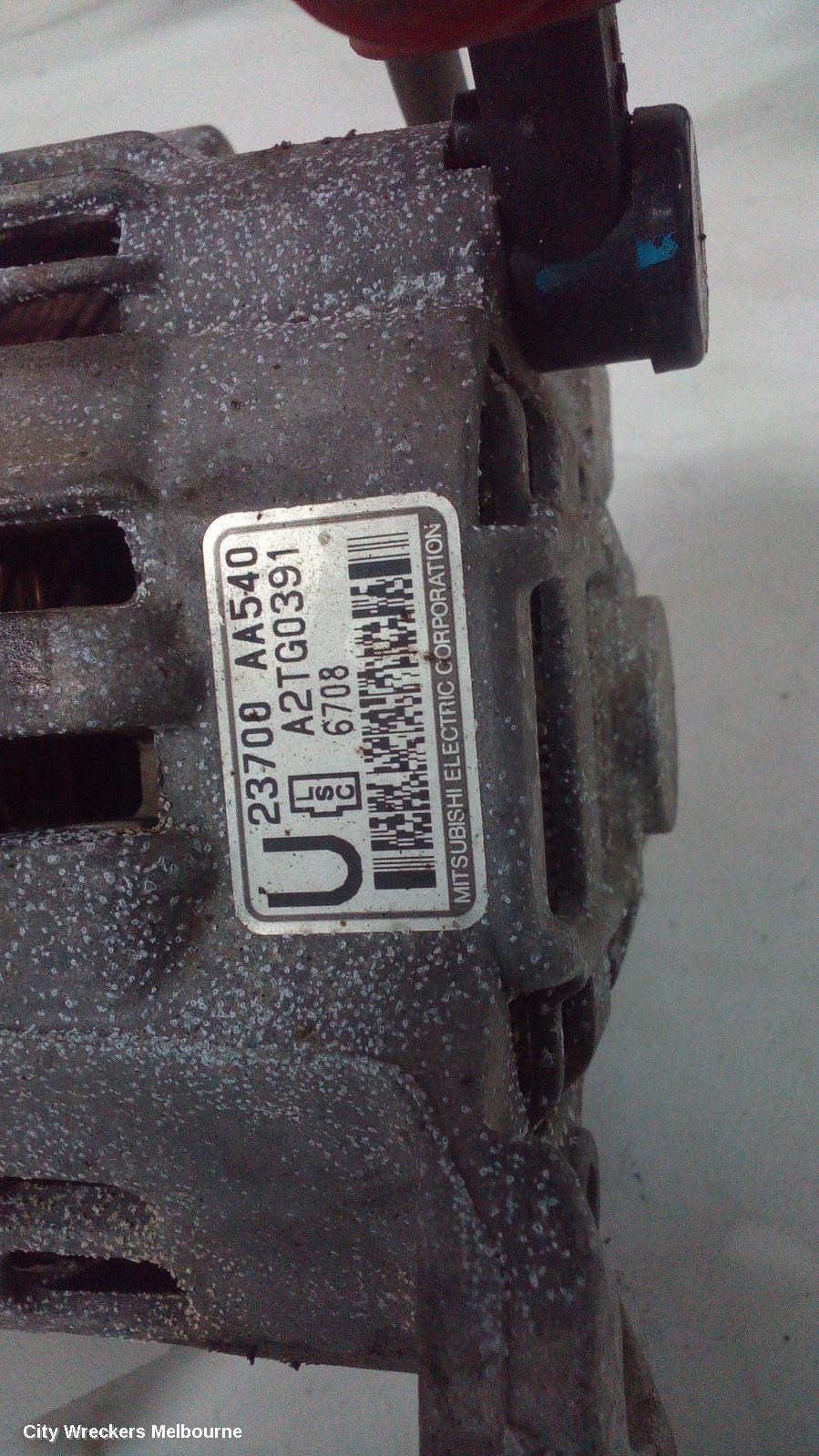 SUBARU FORESTER ALTERNATOR, PETROL, 2.5, EJ25, 06/2005 - 02/2008 - Image 1
