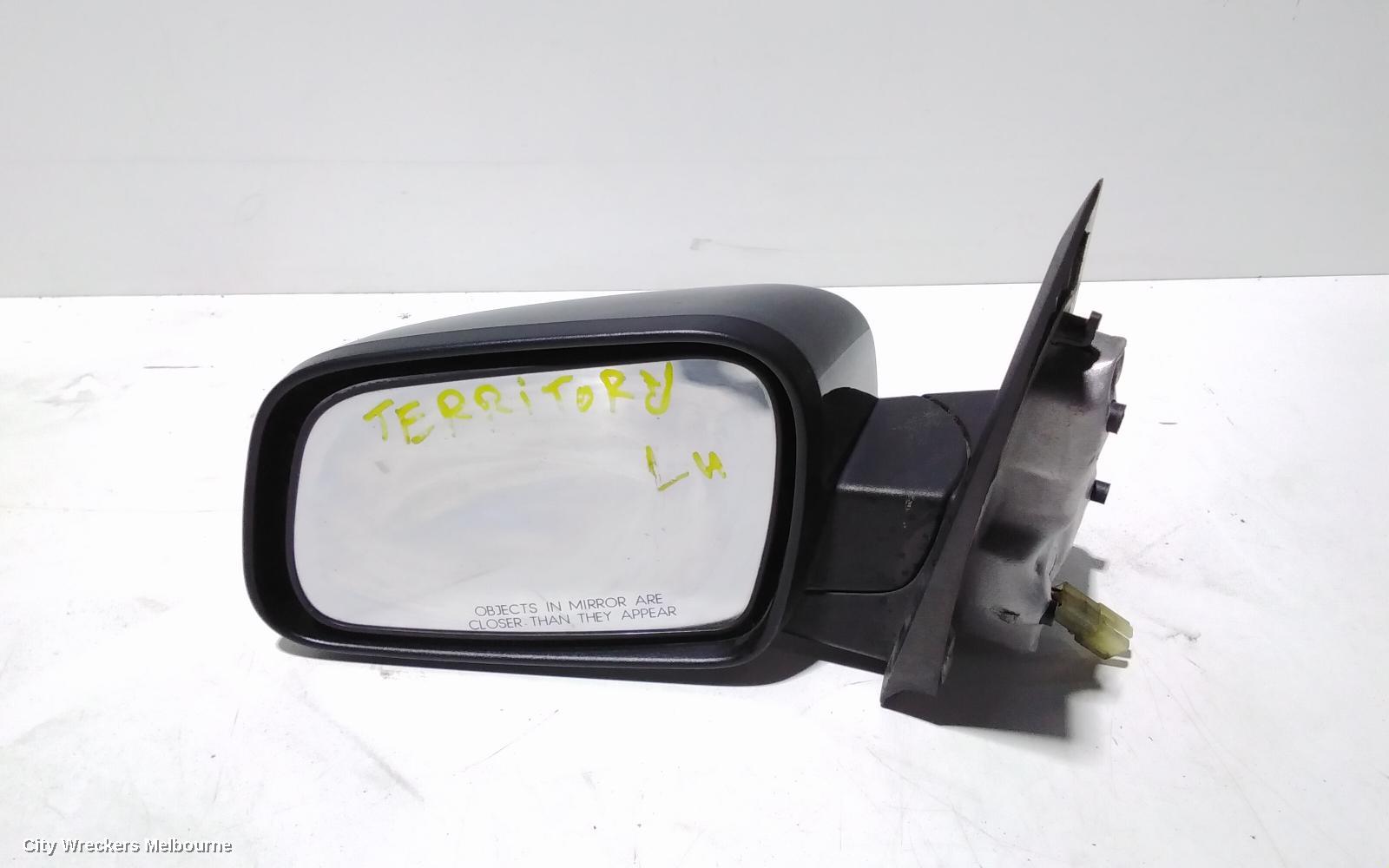 FORD TERRITORY LEFT DOOR MIRROR, SX-SY MKI, GHIA, W/ TEMP SENSOR & MEMORY TYPE, 05/2004 - 04/2009 - Image 1