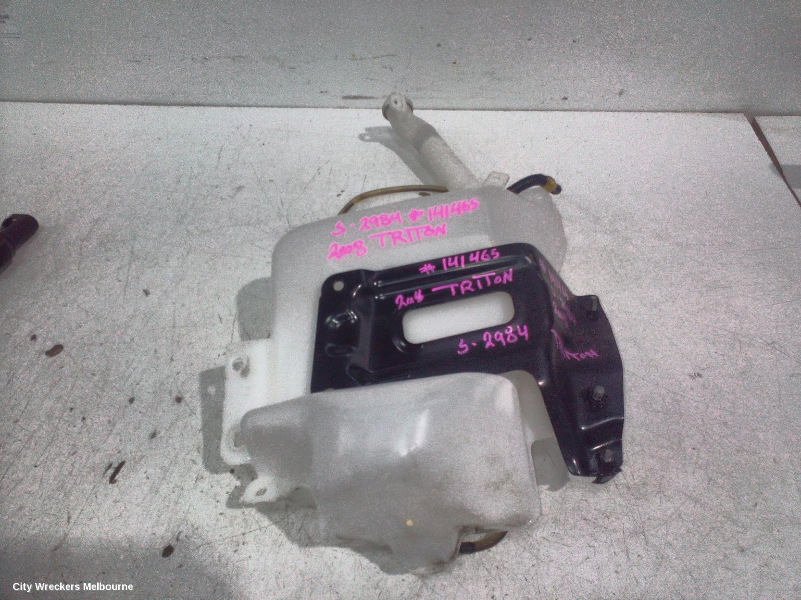 MITSUBISHI TRITON WASHER BOTTLE, ML-MN, 07/2006 - 04/2015 - Image 1