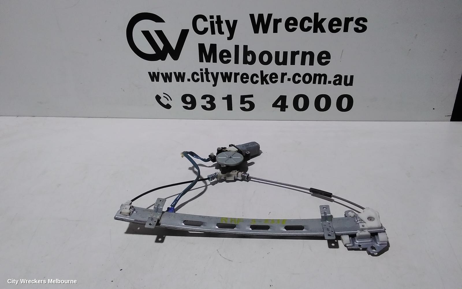 HONDA CIVIC RIGHT FRONT WINDOW REG/MOTOR, 7TH GEN, POWER, SEDAN, 11/2000 - 12/2005 - Image 1