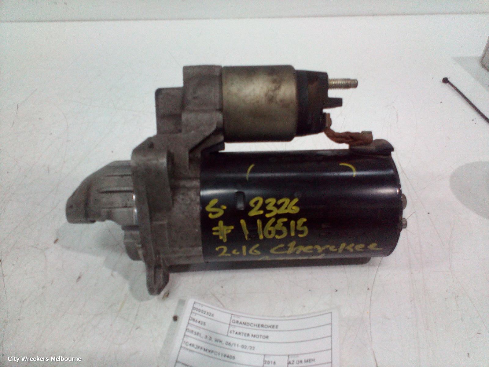 JEEP GRANDCHEROKEE STARTER, DIESEL, 3.0, WK, 06/2011 - 02/2022 - Image 1