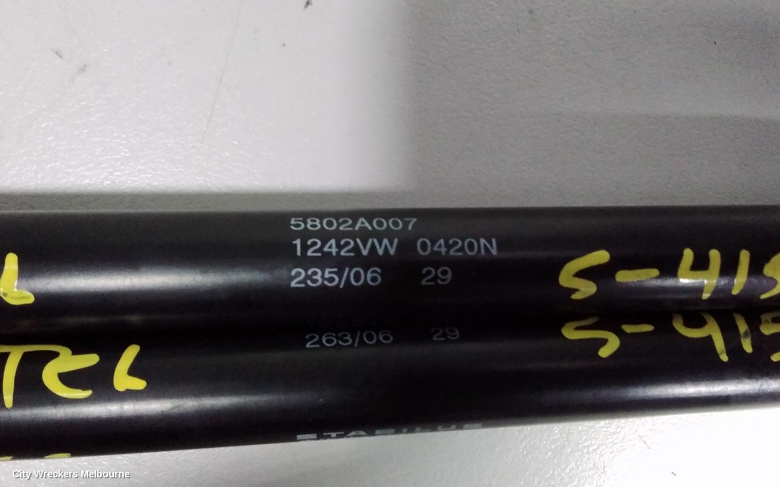 MITSUBISHI OUTLANDER HATCH STRUT, TAILGATE STRUT (PAIR), ZG-ZH, 11/2006 - 10/2012 - Image 3