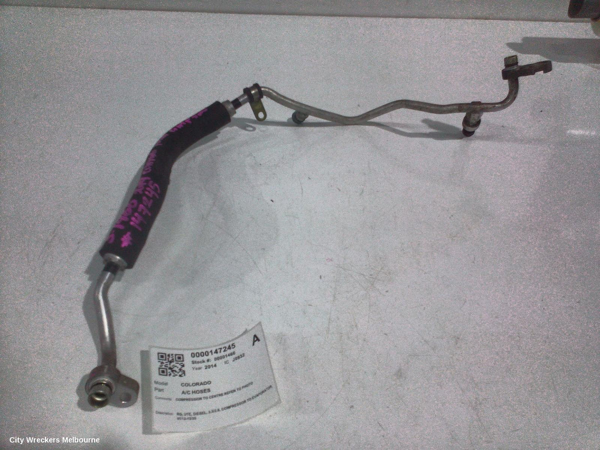 HOLDEN COLORADO A/C HOSES, RG, UTE, DIESEL, 2.5/2.8, COMPRESSOR TO EVAPORATOR, 01/2012 - 12/2020 - Image 1