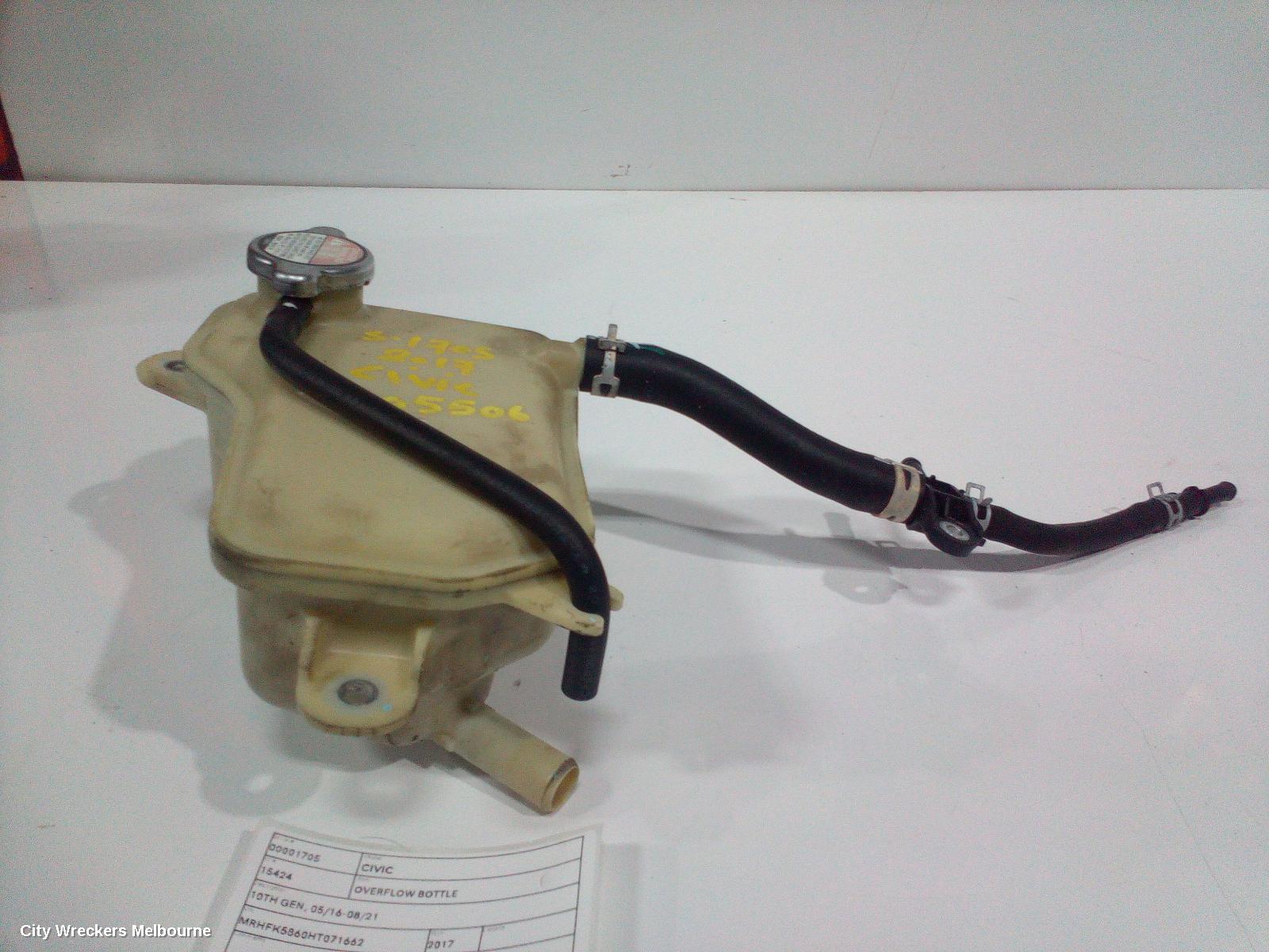 HONDA CIVIC OVERFLOW BOTTLE, 10TH GEN, 05/2016 - 08/2021 - Image 3