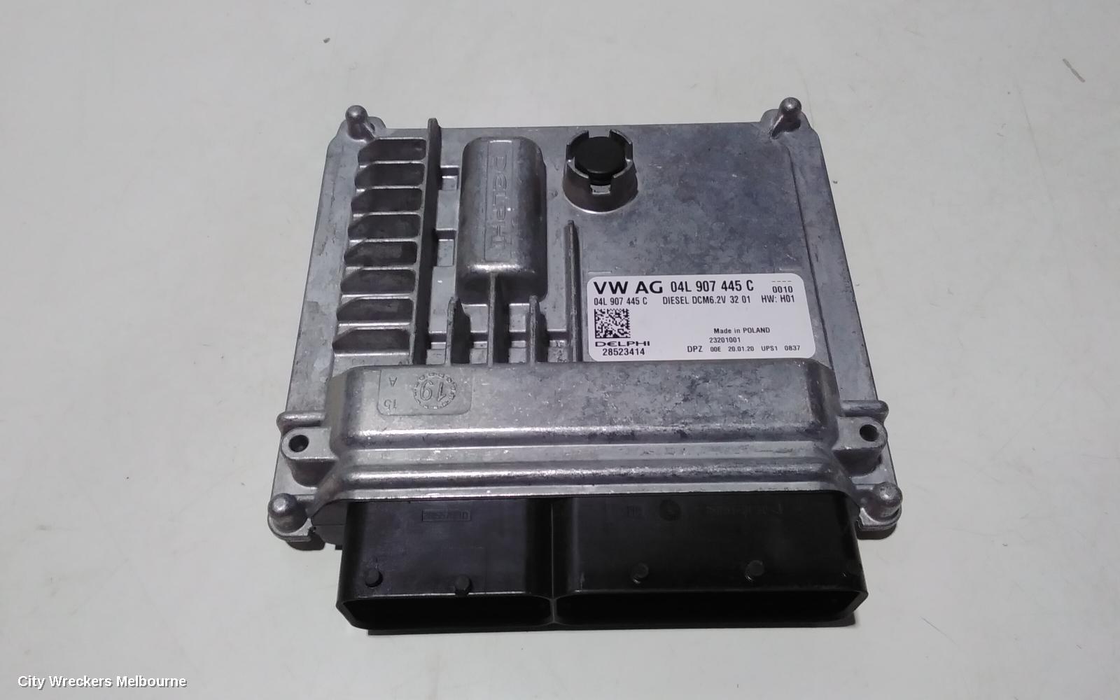 VOLKSWAGEN CRAFTER ECU, ENGINE ECU, 2.0, DIESEL, DAUA CODE, ECU ONLY, SY1, 08/2017 ONWARDS - Image 1
