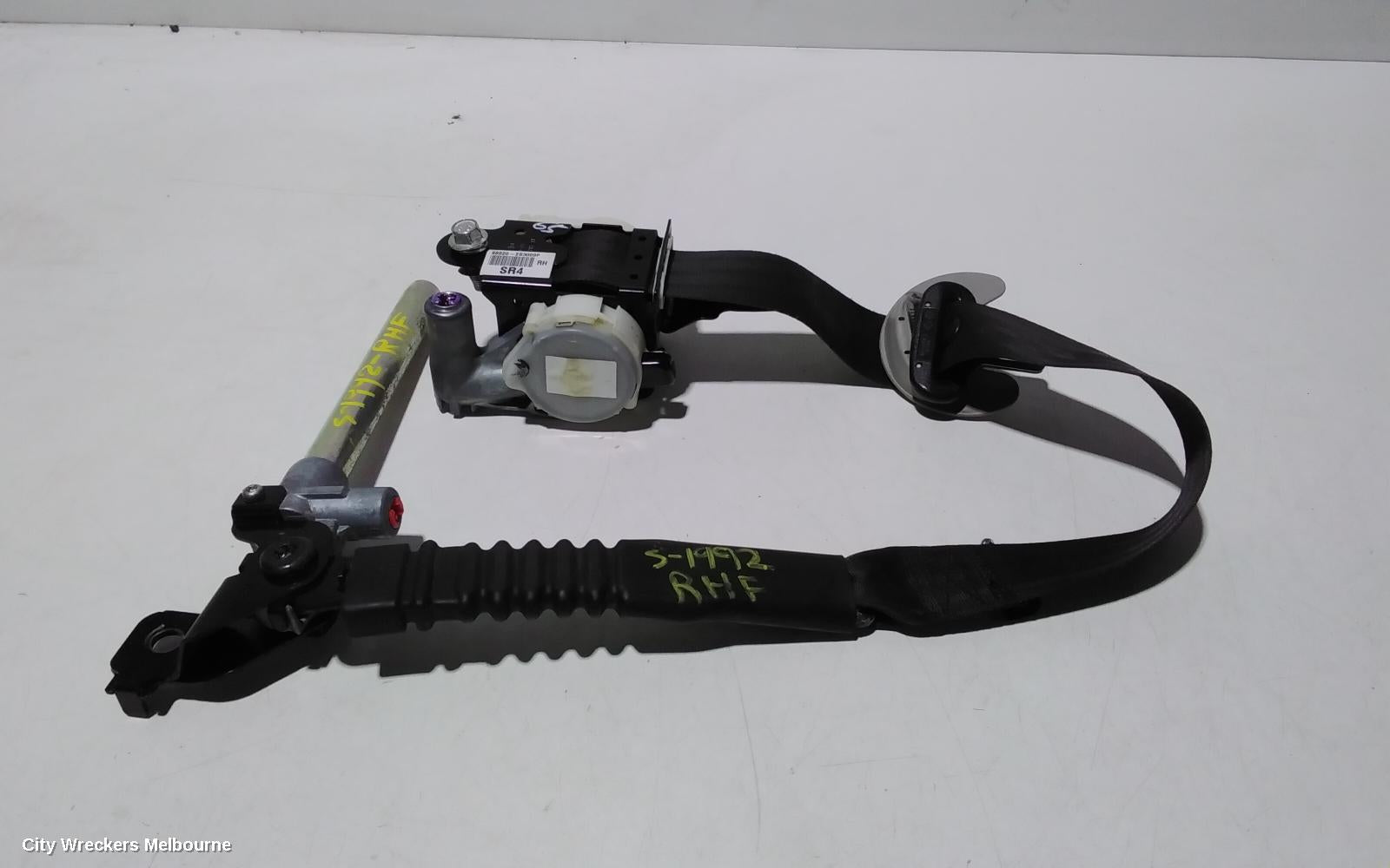 HYUNDAI IX35 SEATBELT/STALK, RH FRONT, SEAT BELT ONLY, LM SERIES, 11/2009 - 01/2016 - Image 2