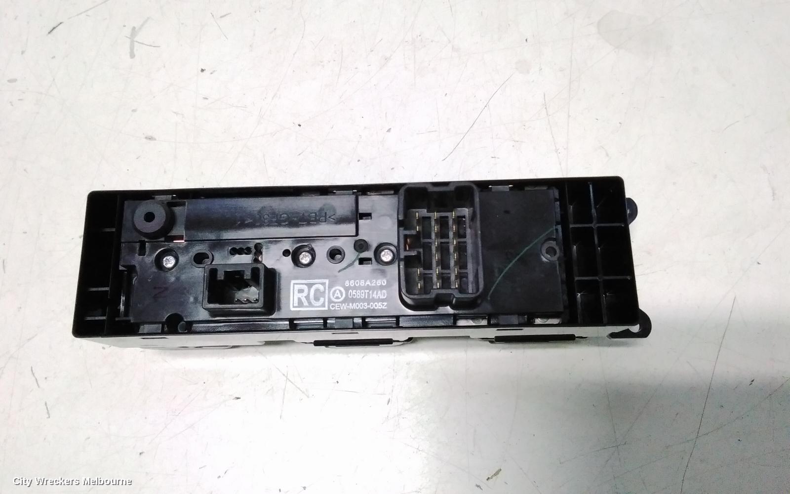 MITSUBISHI ASX PWR DR WIND SWITCH, RH FRONT (MASTER SWITCH), XB-XD, 07/2013 ONWARDS - Image 3