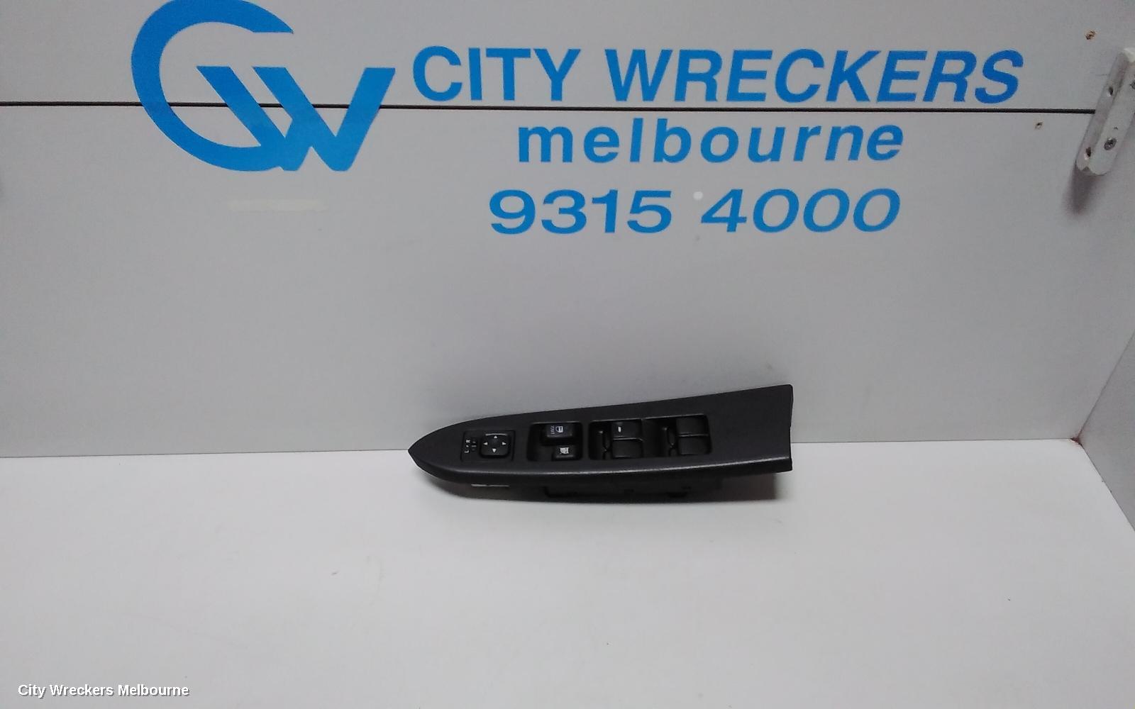 MITSUBISHI 380 PWR DR WIND SWITCH, RH FRONT (MASTER SWITCH), DB, 09/2005 - 03/2008 - Image 1