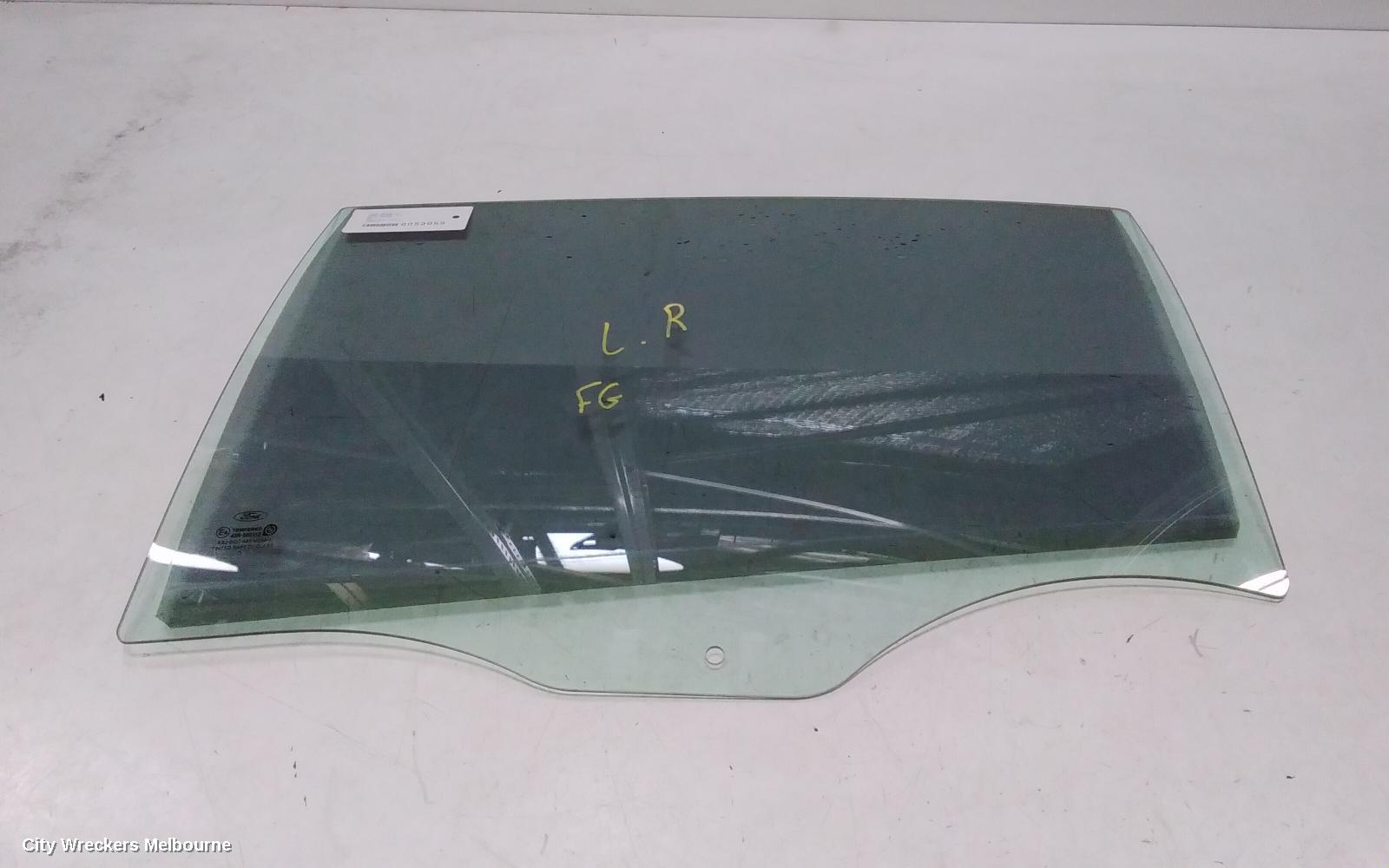 FORD FALCON LEFT REAR DOOR WINDOW, FG MKI-MKII, 05/2008 - 09/2014 - Image 1