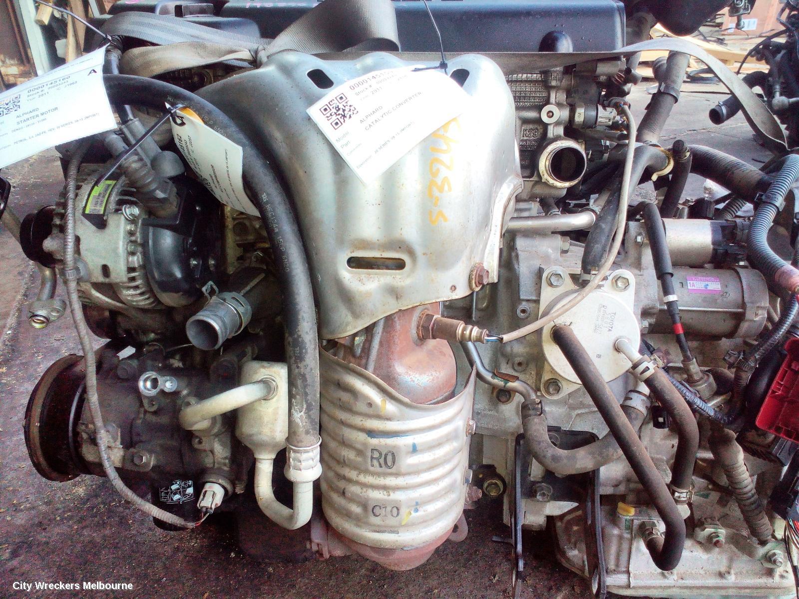 TOYOTA ALPHARD CATALYTIC CONVERTER, 20 SERIES, 08-15 (IMPORT) - Image 1
