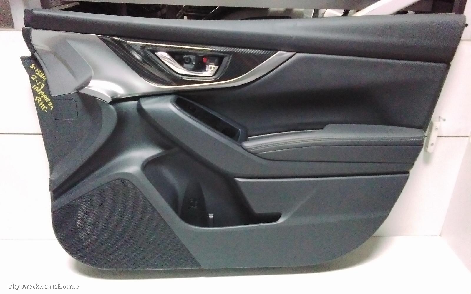 SUBARU IMPREZA DOOR TRIM, RH FRONT, G5, LEATHER, 11/2016 ONWARDS - Image 3