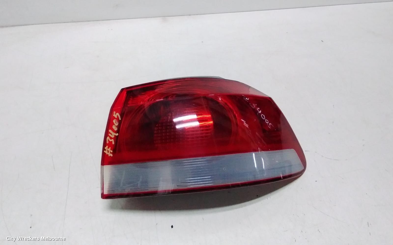 VOLKSWAGEN GOLF RIGHT TAILLIGHT, GEN 6, 3DR/5DR HATCH, 12/2008 - 03/2013 - Image 1