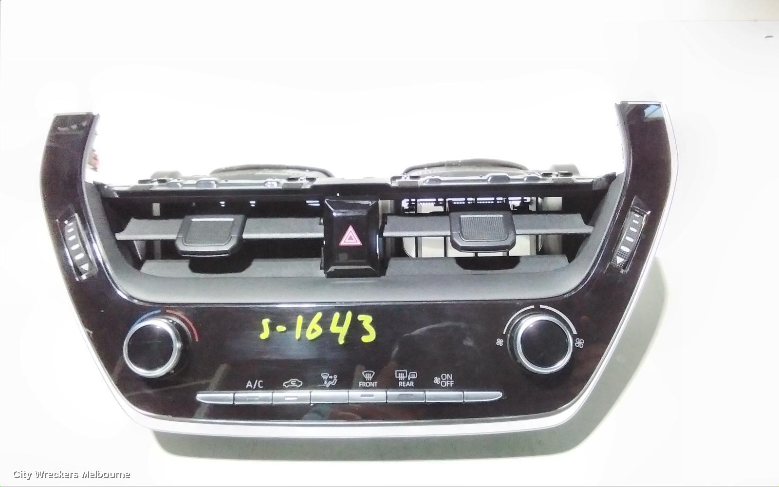 TOYOTA COROLLA HEATER/AC CONTROLS, E210, DUAL ZONE CLIMATE CONTROL TYPE, 07/2018 ONWARDS - Image 2