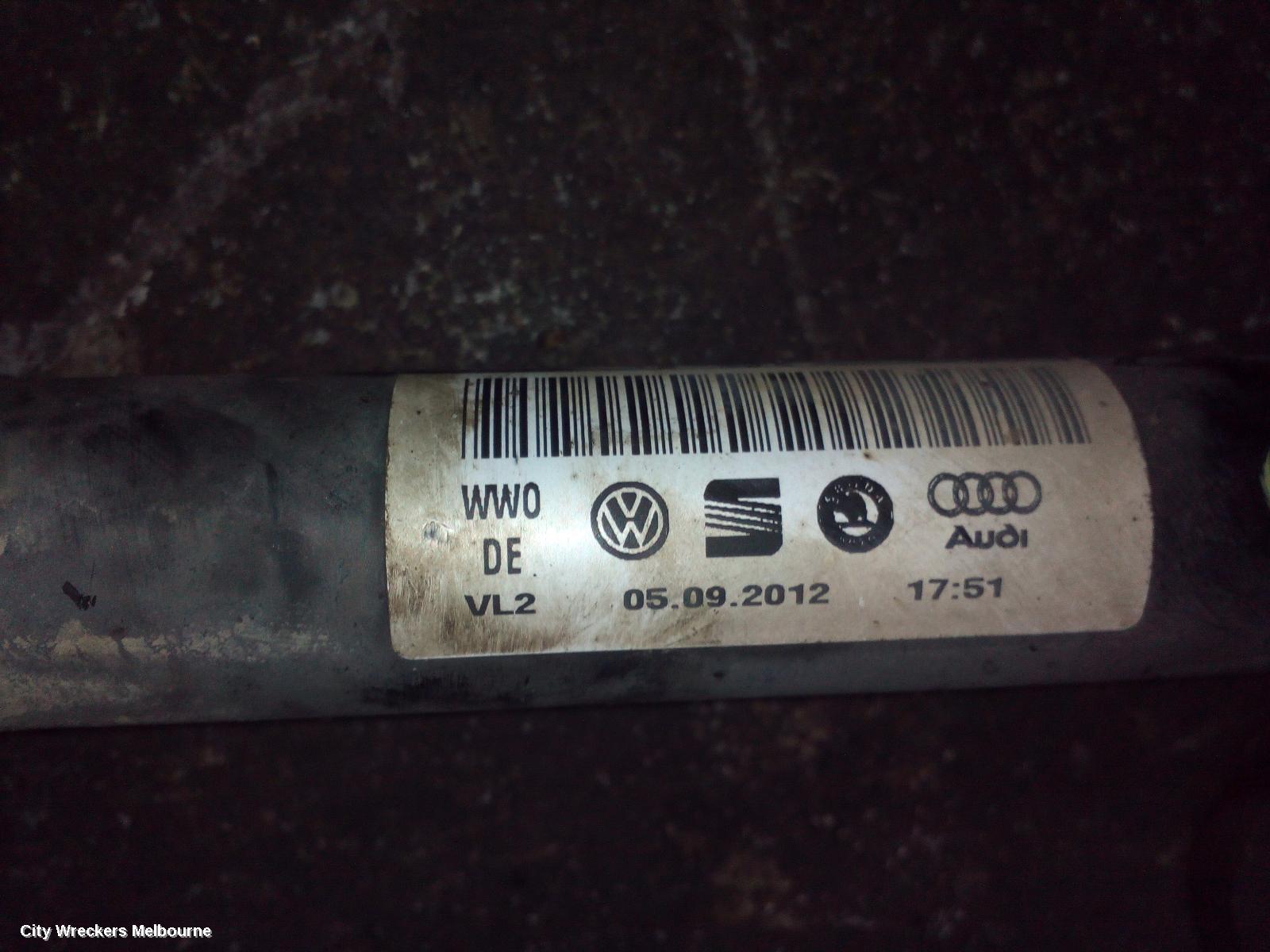 VOLKSWAGEN CADDY LEFT DRIVESHAFT, PETROL, 1.2, 2K, 08/2010 - 06/2015 - Image 1
