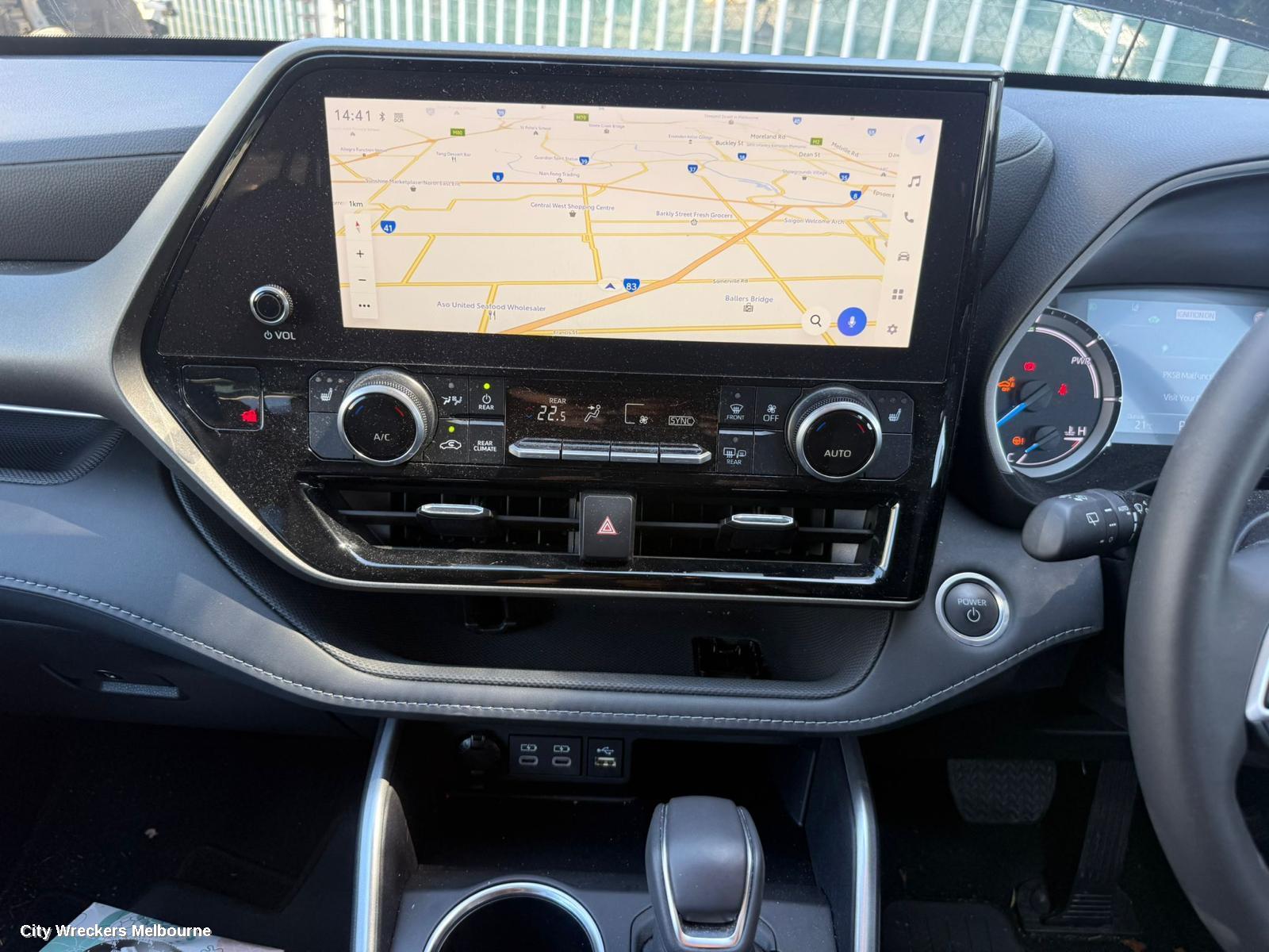 TOYOTA KLUGER RADIO/CD/DVD/SAT/TV, HEAD UNIT, W/ DISPLAY UNIT, 12.3IN TOUCHSCREEN, W/ SAT NAV TYPE, XU70 SERIES, 08/2022 ONWARDS - Image 2