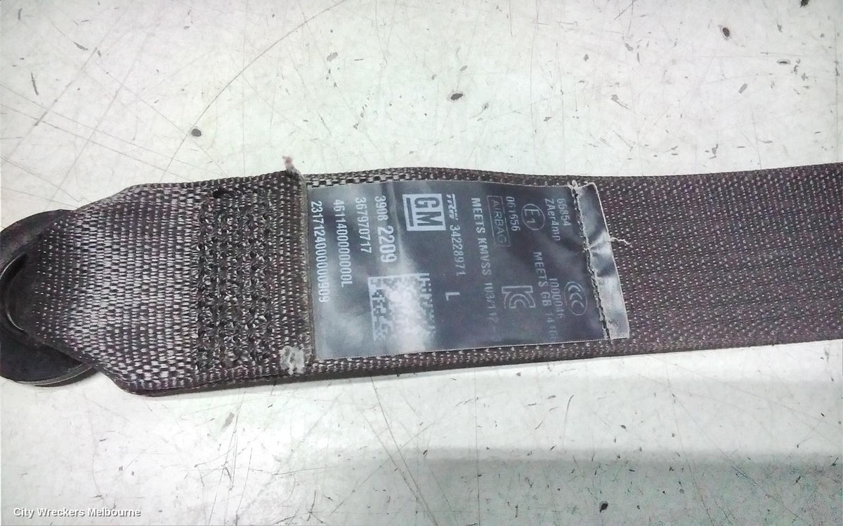 HOLDEN ASTRA SEATBELT/STALK, BK/BL, LH FRONT, SEAT BELT ONLY, SEDAN/HATCH/WAGON, 01/2018 - 12/2020 - Image 2