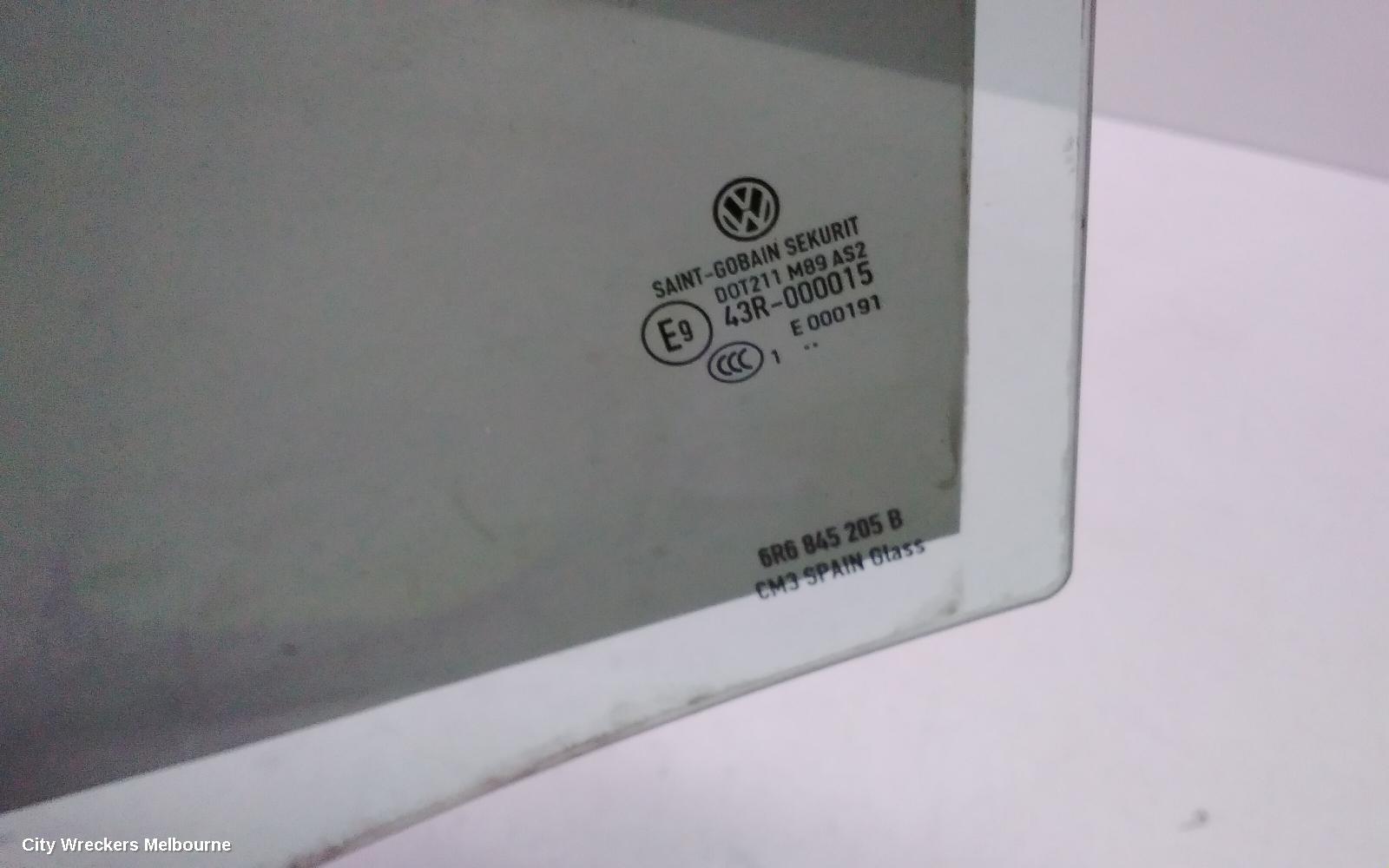 VOLKSWAGEN POLO LEFT REAR DOOR WINDOW, 6R, 05/2010 - 09/2017 - Image 3