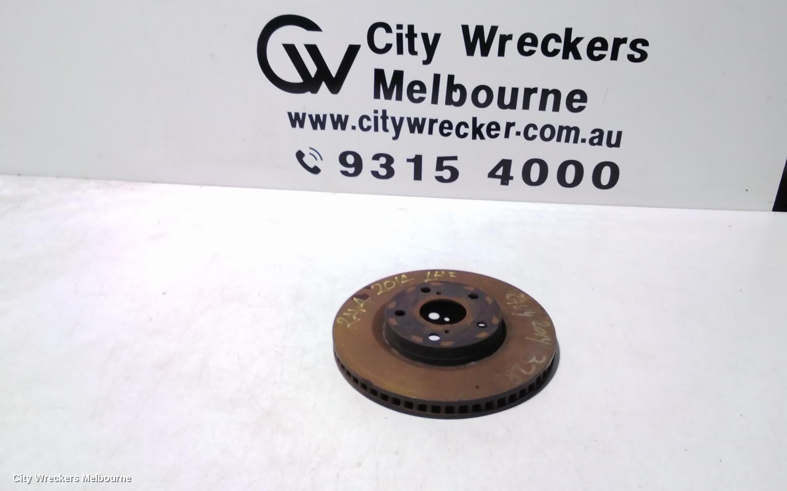 TOYOTA RAV4 FRONT BRAKE DISC/DRM, XA40, 12/2012 - 12/2018 - Image 1