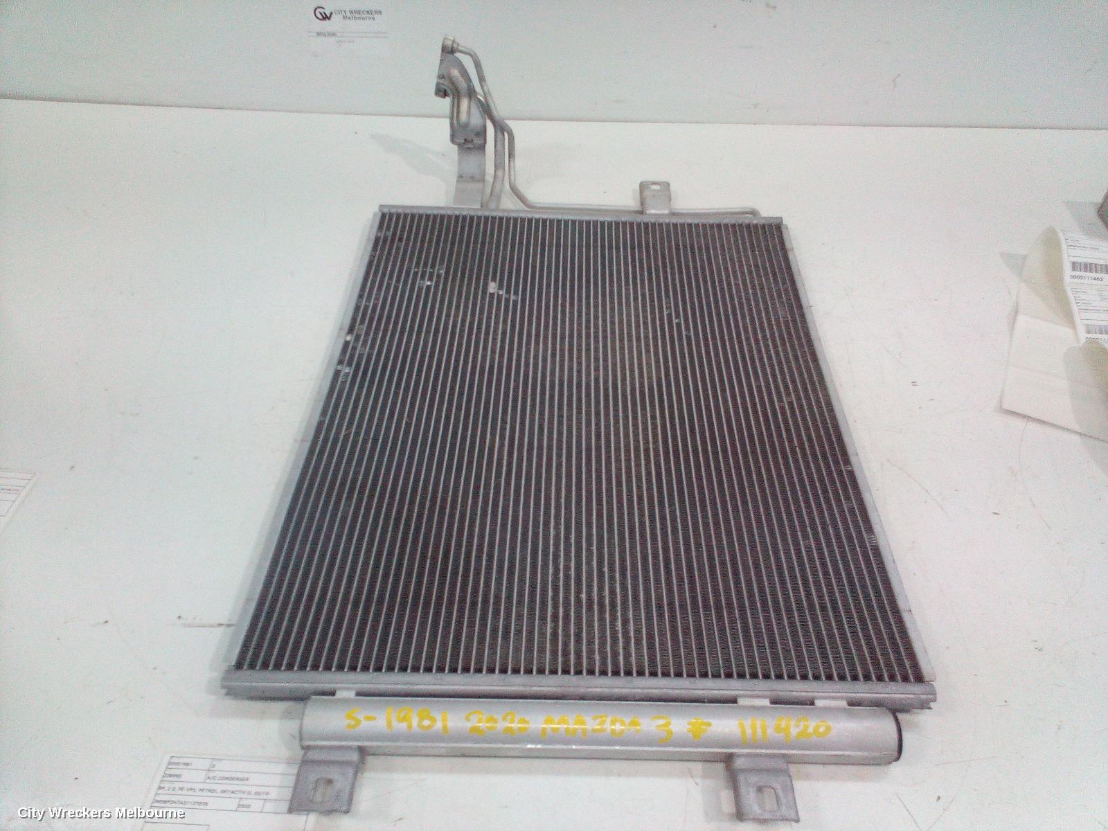 MAZDA 3 A/C CONDENSER, BP, 2.0, PE-VPS, PETROL, SKYACTIV G, 03/2019 ONWARDS - Image 2