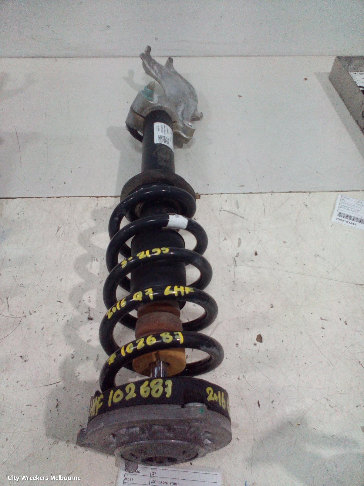 AUDI Q7 LEFT FRONT STRUT, 4M, STANDARD TYPE, 09/2015 ONWARDS - Image 2