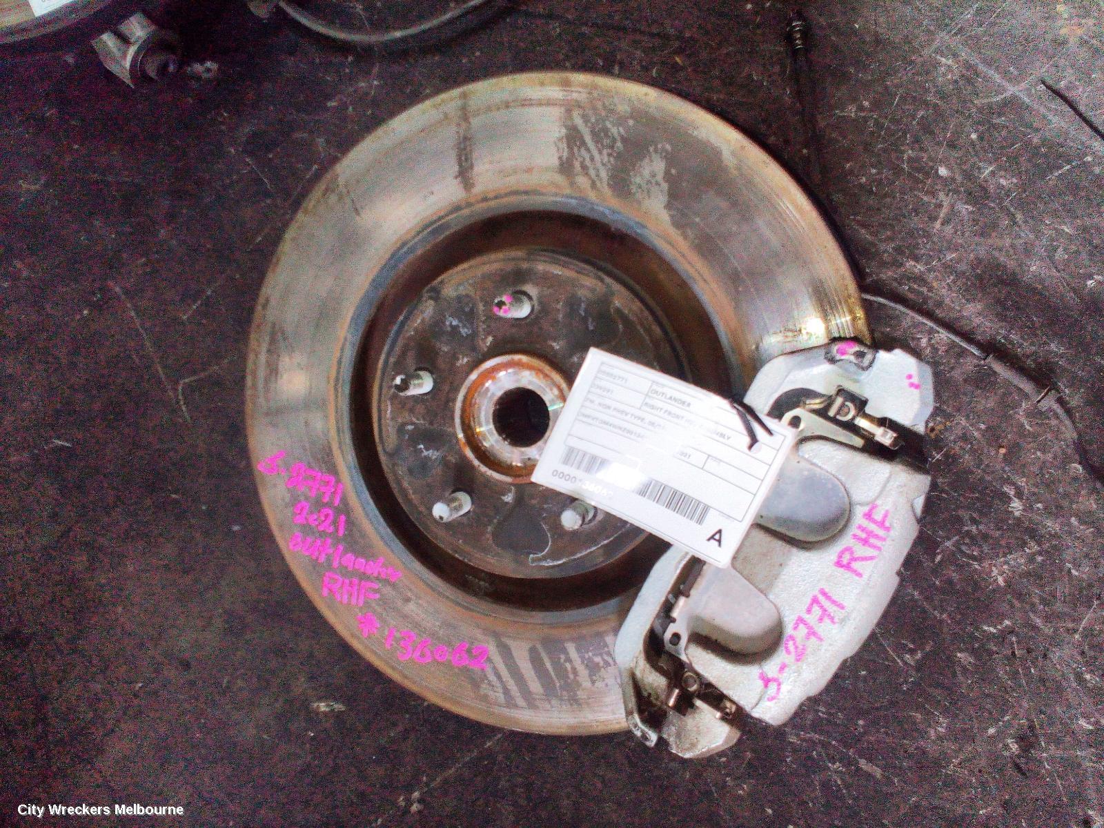 MITSUBISHI OUTLANDER RIGHT FRONT HUB ASSEMBLY, ZM, NON PHEV TYPE, 08/2021 ONWARDS - Image 2