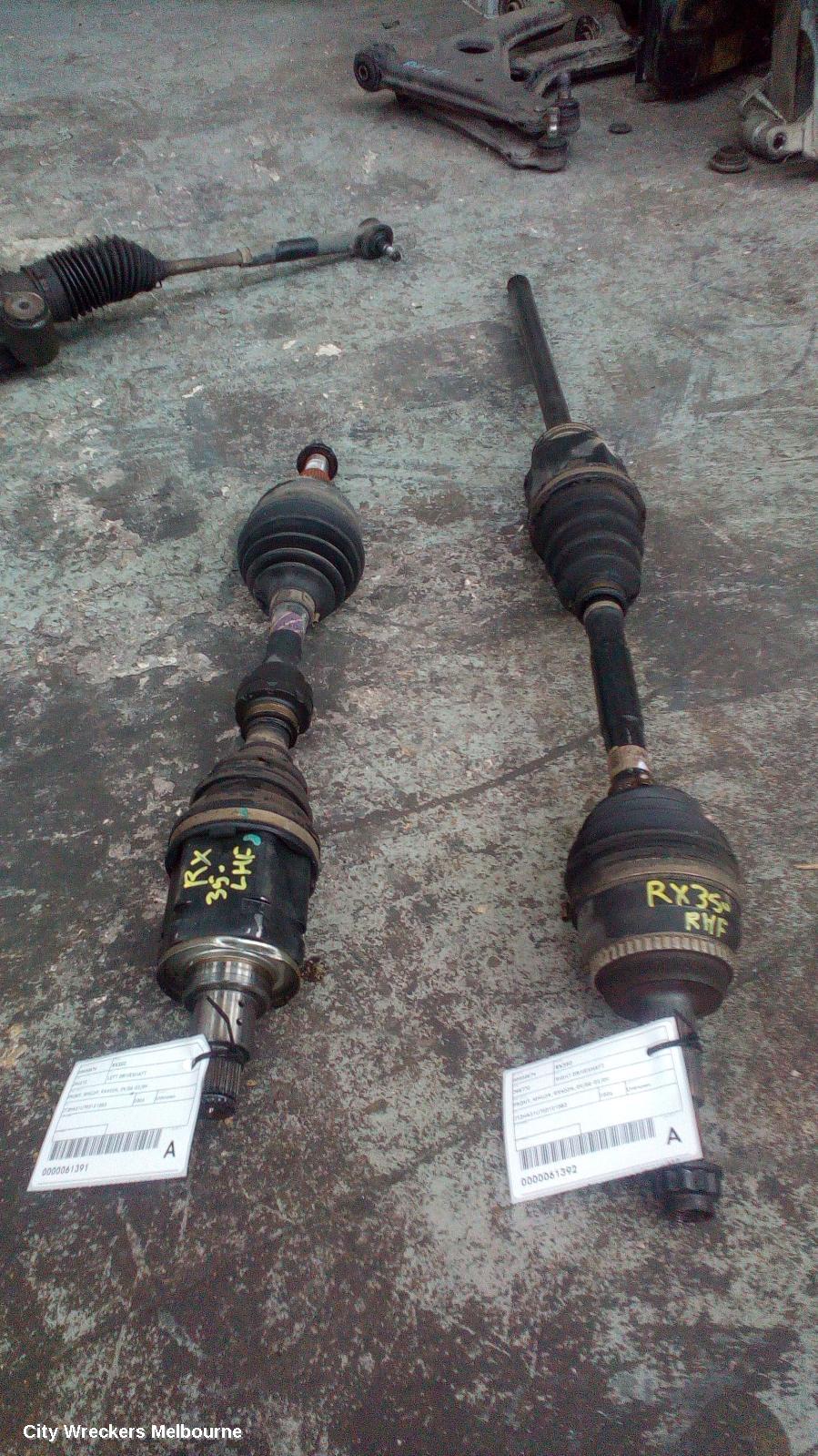 LEXUS RX SERIES LEFT DRIVESHAFT, FRONT, MCU3#, RX330, 04/2003 - 11/2005 - Image 2
