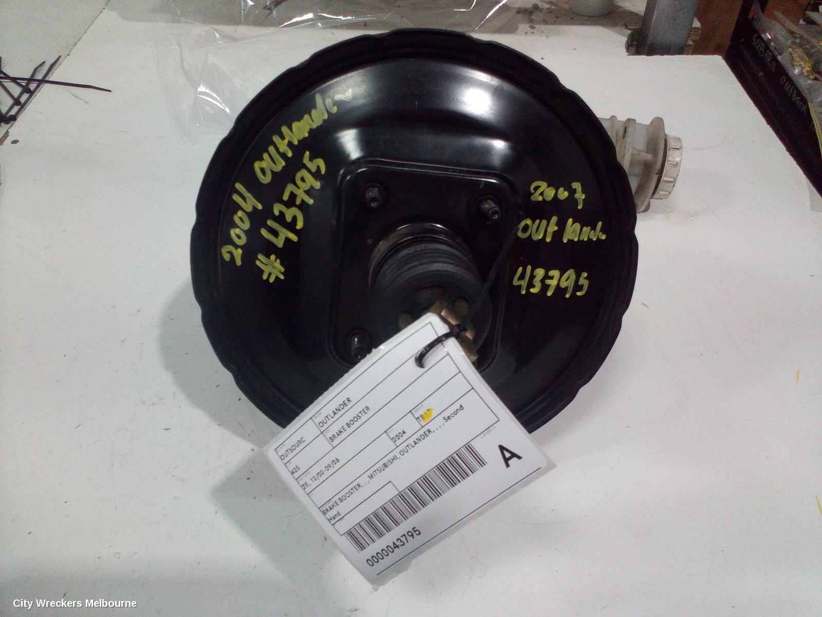 MITSUBISHI OUTLANDER BRAKE BOOSTER, ZE, 12/2002 - 09/2006 - Image 1