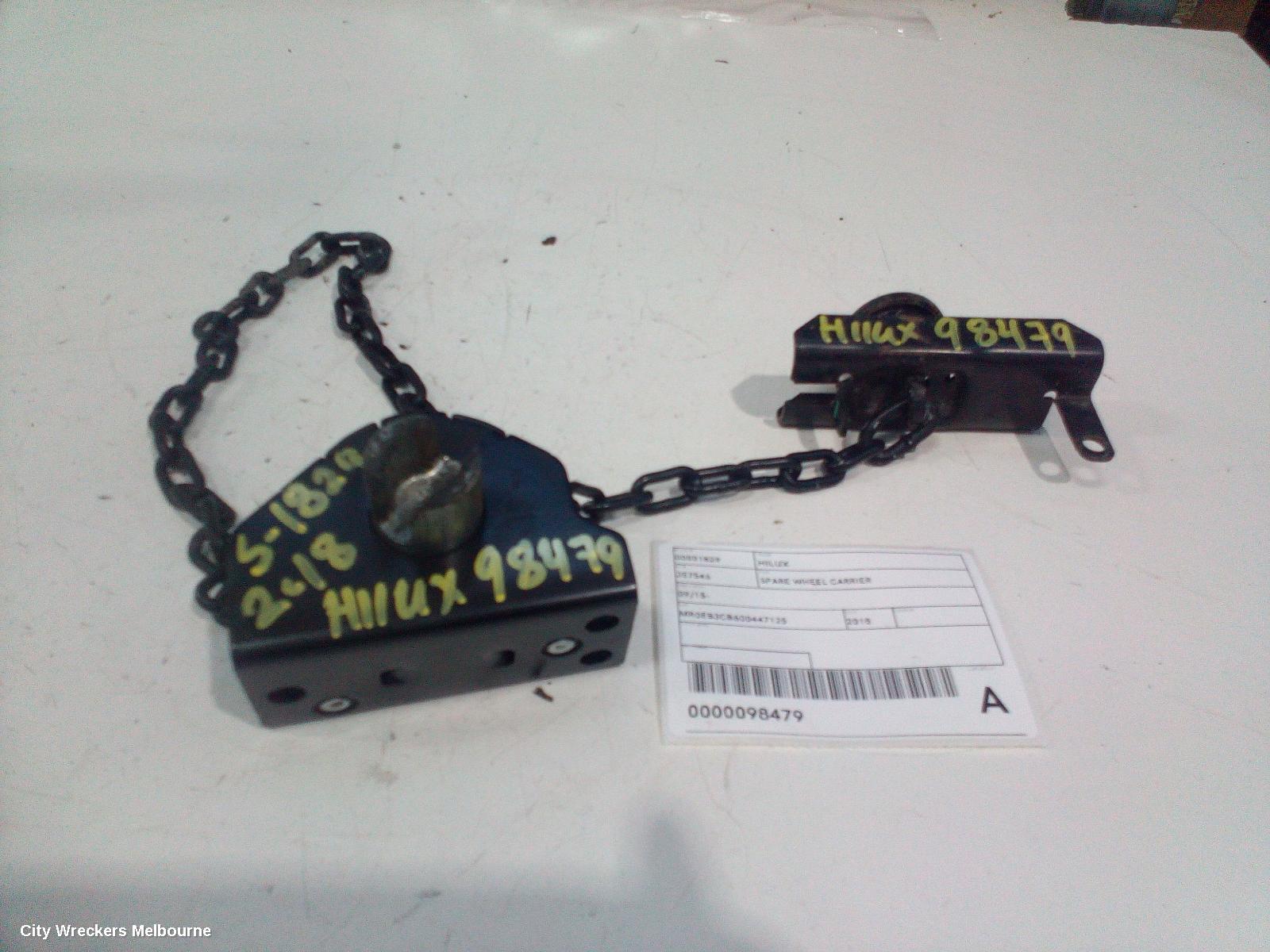 TOYOTA HILUX SPARE WHEEL CARRIER, 09/2015 ONWARDS - Image 3