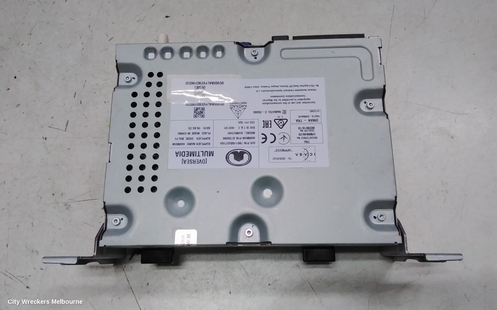 HAVAL JOLION RADIO/CD/DVD/SAT/TV, A01, DISPLAY UNIT, 10.25IN, 02/2021 ONWARDS - Image 2