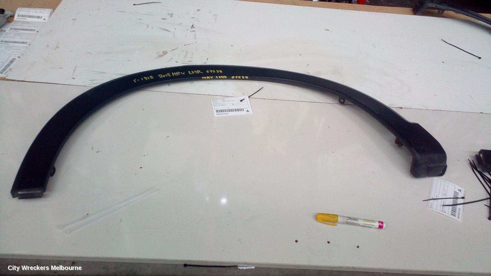 HONDA HRV WHEEL ARCH FLARE, LH REAR, RU5, 12/2014 ONWARDS - Image 1