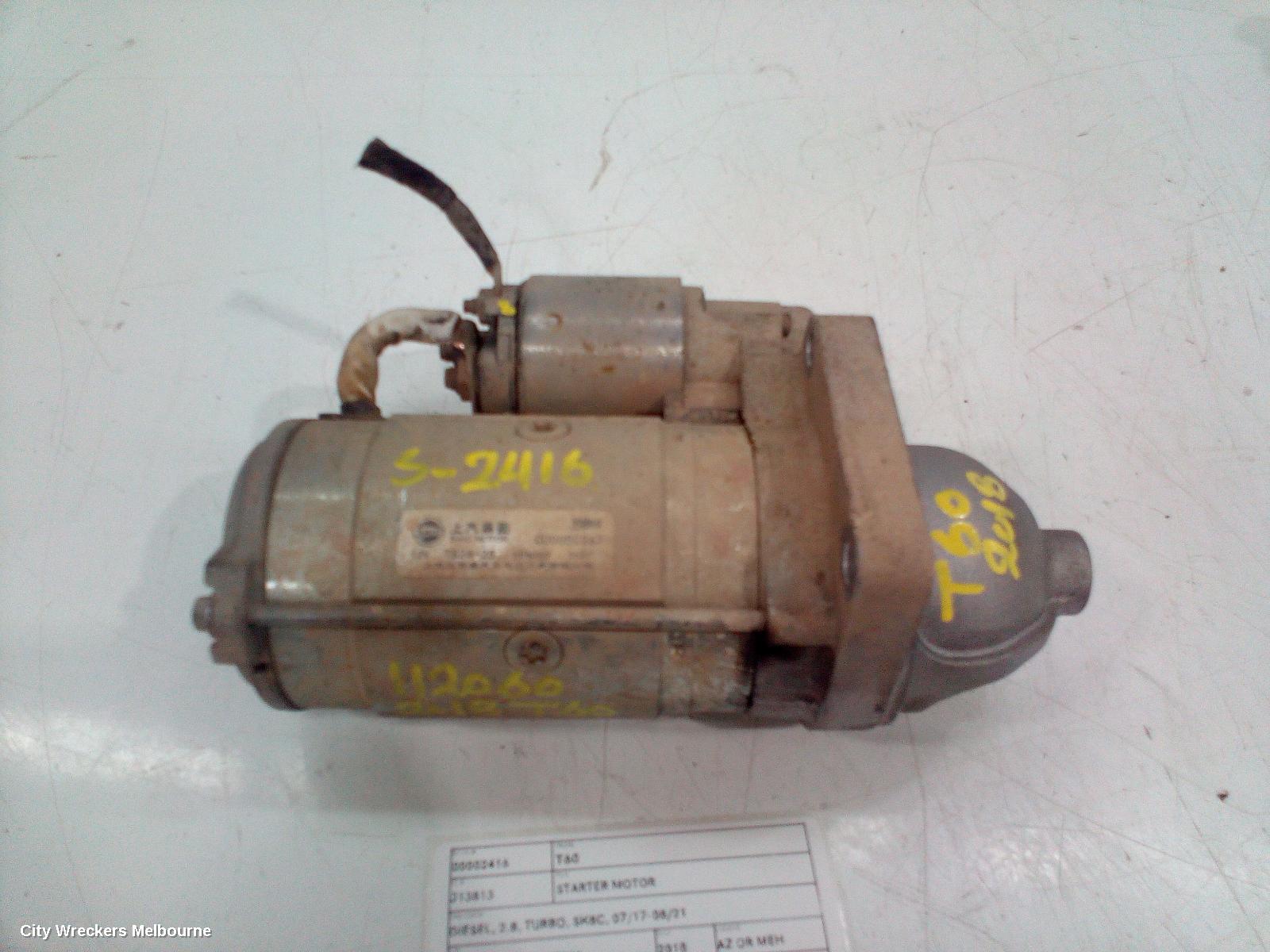 LDV T60 STARTER, DIESEL, 2.8, TURBO, SK8C, 07/2017 - 08/2021 - Image 2