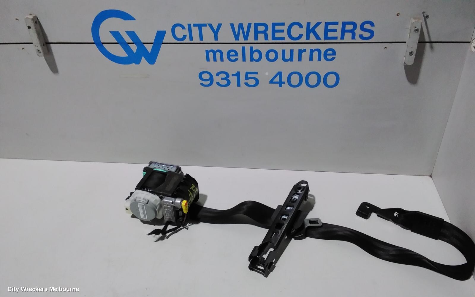 AUDI Q5 SEATBELT/STALK, RH FRONT, SEAT BELT ONLY, 8R, 03/2009 - 12/2013 - Image 1