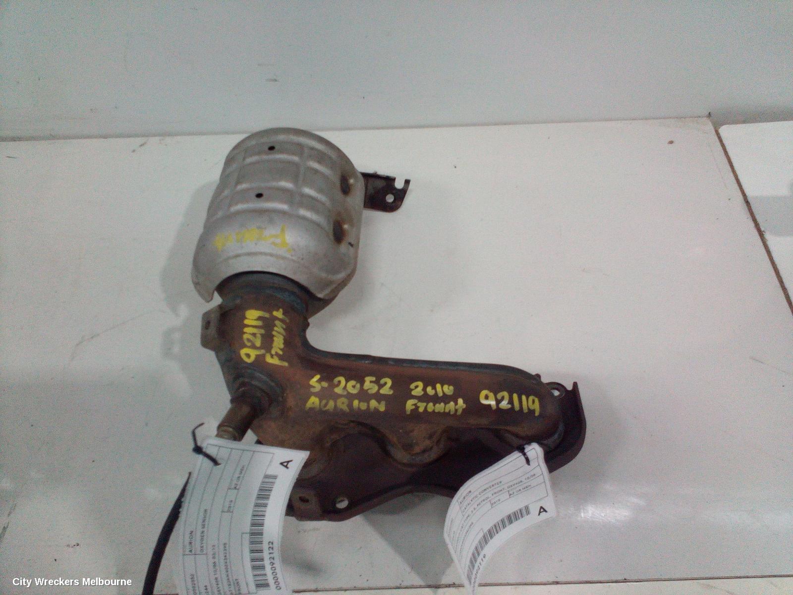 TOYOTA AURION CATALYTIC CONVERTER, MANIFOLD-CAT TYPE, 3.5, PETROL, FRONT, GSV40R, 10/2006 - 03/2012 - Image 3
