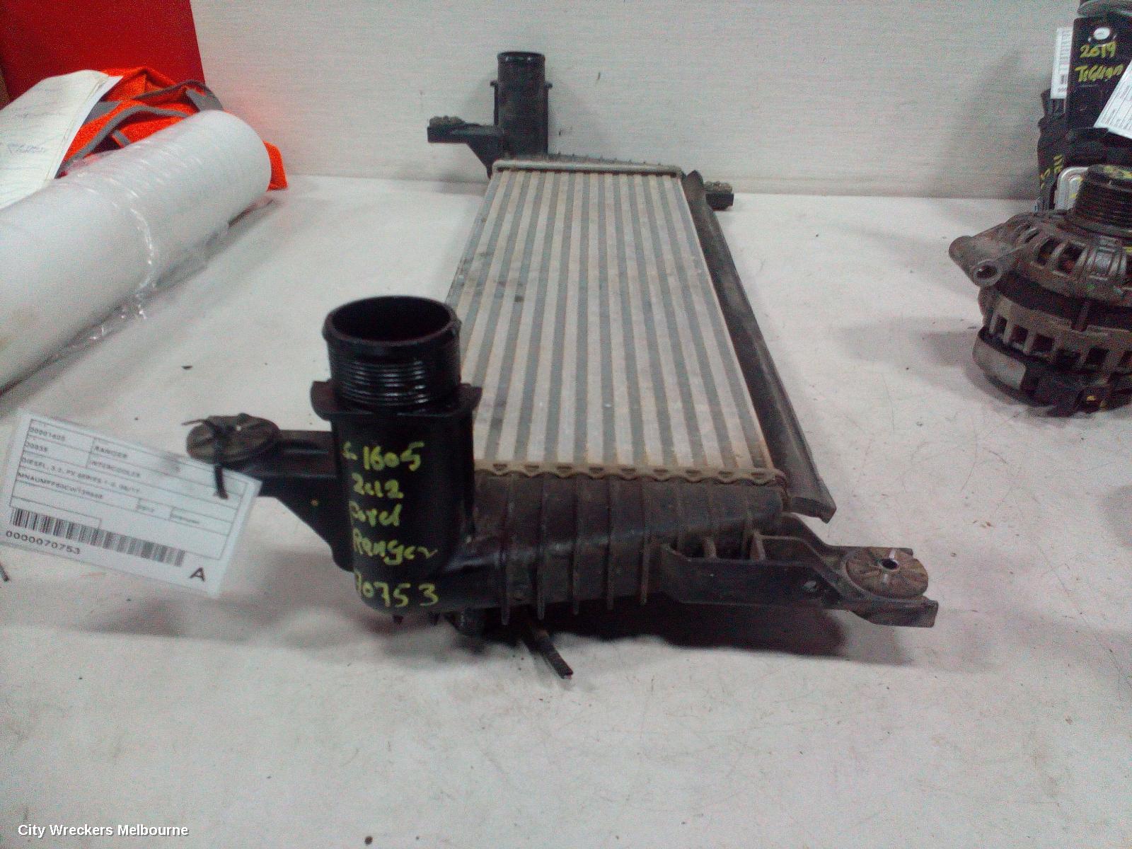 FORD RANGER INTERCOOLER, DIESEL, 3.2, P5AT (12 ROW TYPE), PX SERIES 1-3, 06/2011 - 04/2022 - Image 1