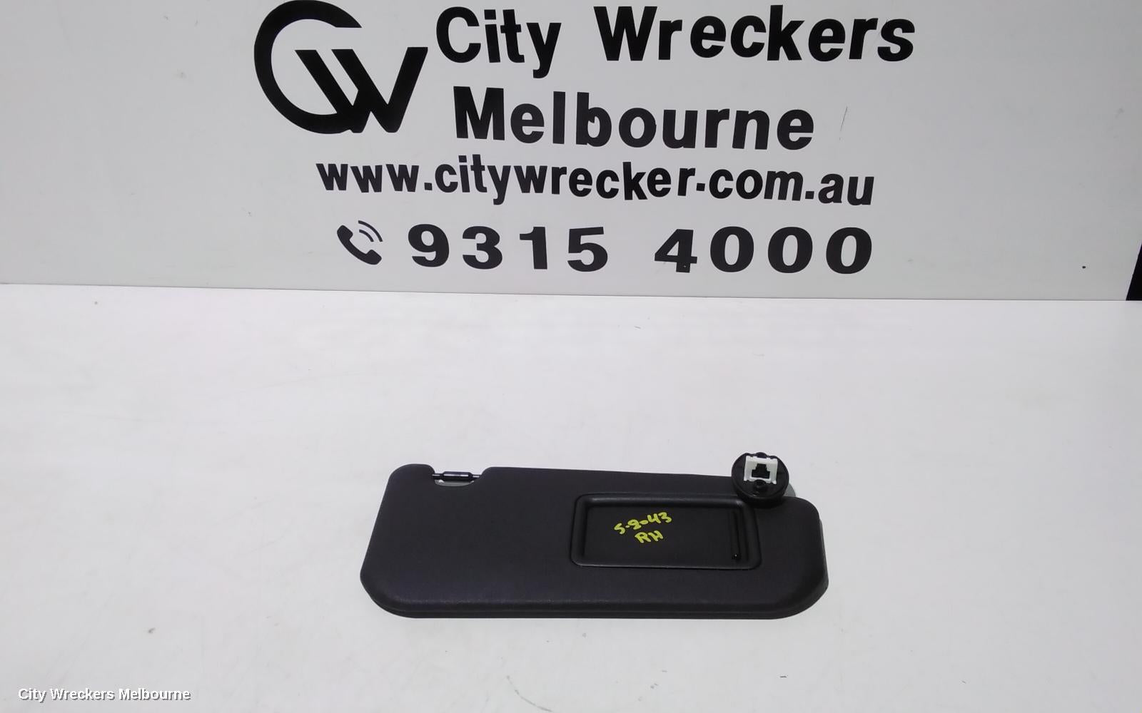 TOYOTA C-HR SUNVISOR, RH SIDE, GEN 1, 12/2016 ONWARDS - Image 2